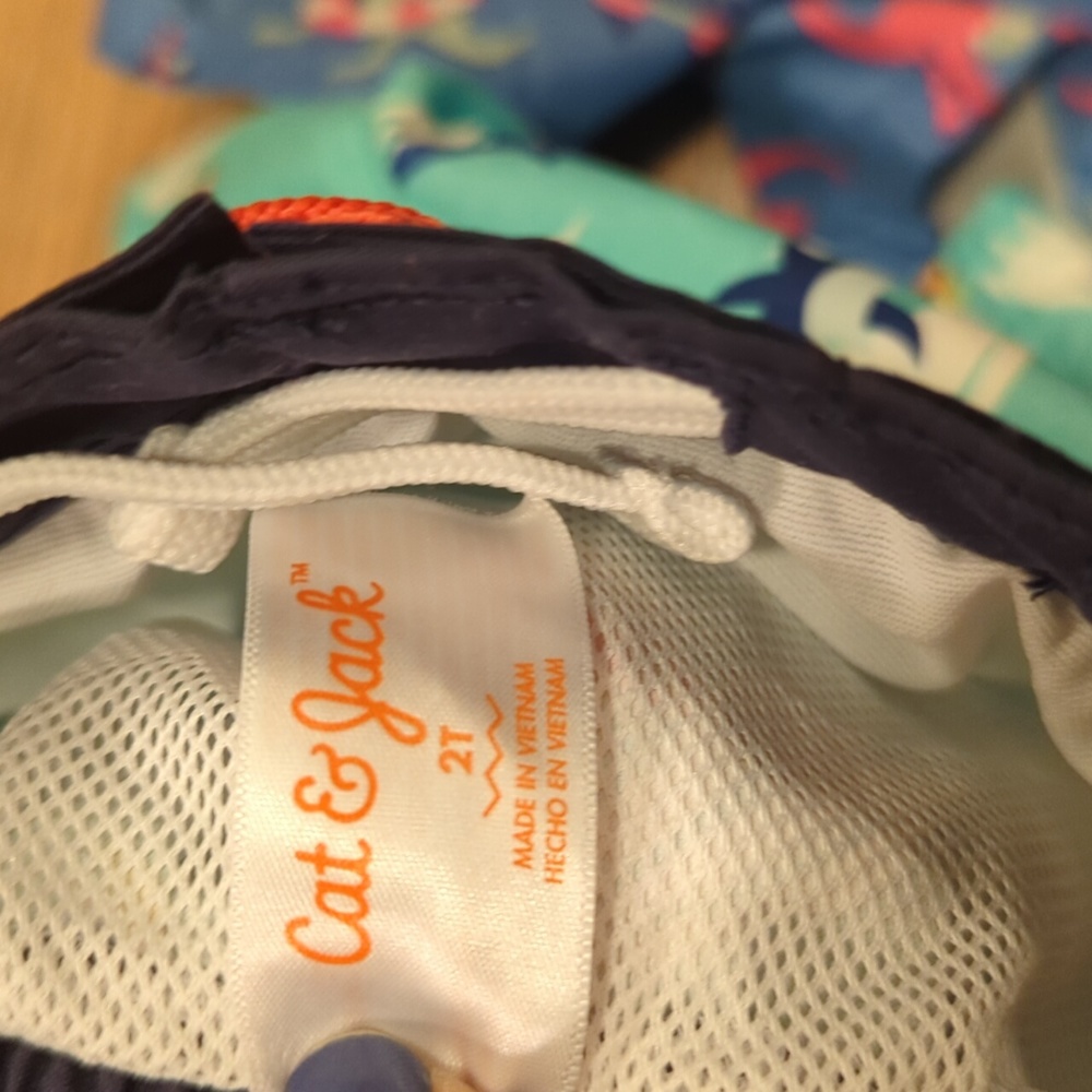 Cat and jack 2 pair swim trunks - Picture 5 of 9